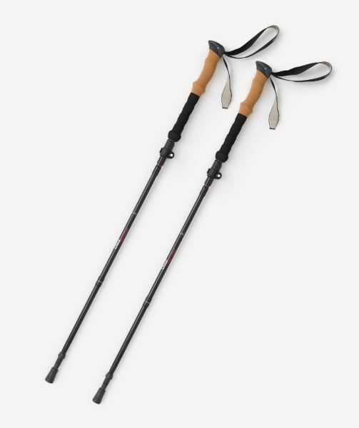 Треккинговые палки BERGER Hiking Peak Pro BHPP26TP5-01, 120-135 см, 5-секц., складн., черный/красный фото