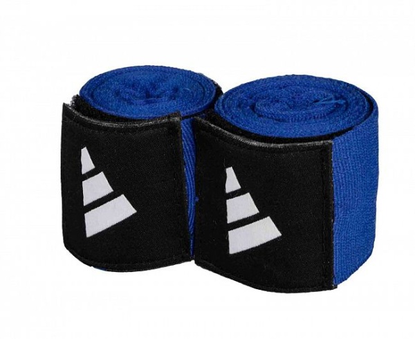 Бинты боксерские эластичные Adidas Boxing IBA Pro Hand Wrap синие (длина 3.5 м) фото