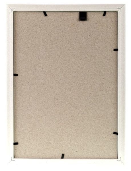 Рамка пластиковая 21*30см, OfficeSpace, №2, акриловое небьющееся стекло, белая фото