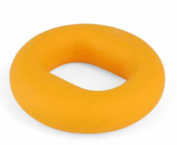 Эспандер кистевой "Fortius" с двумя нагрузками 40-50 кг (жёлтый) фото