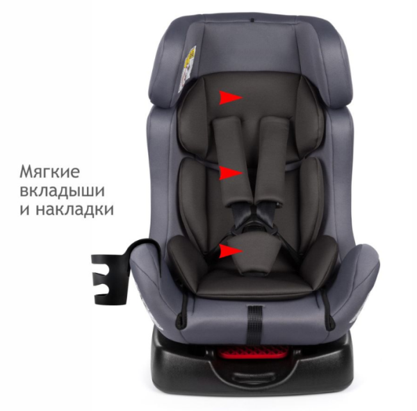 Автокресло детское SIGER KRES3594 Диона гр. 0 /I/II, 0-25 кг, 0-7 лет маренго фото