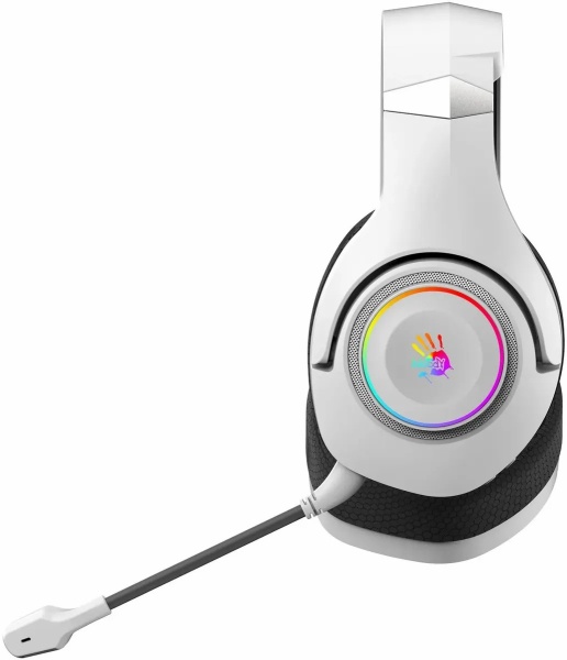 Игровые наушники с микрофоном A4 Bloody GR270 BT/Radio белый фото