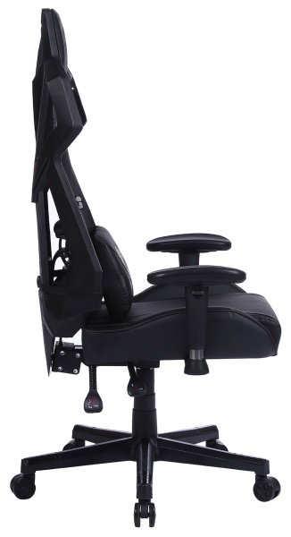 Кресло игровое Cactus CS-CHR-090BL черный сиденье черный эко.кожа крестовина пластик пластик черный  фото