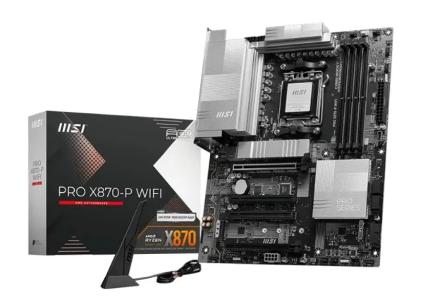 Материнская плата MSI PRO X870-P WIFI SocketAM5 AMD X870 4xDDR5 ATX AC`97 8ch(7.1) 5Gigabit RAID+HDM фото