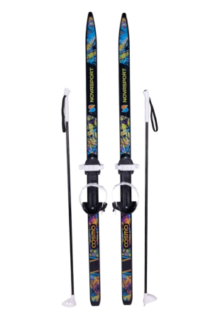 Лыжный комплект подростковый NovaSport Cosmo с универсальным креплением (6) (150/110) фото