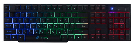 Клавиатура Oklick 780G SLAYER черный USB Gamer LED фото