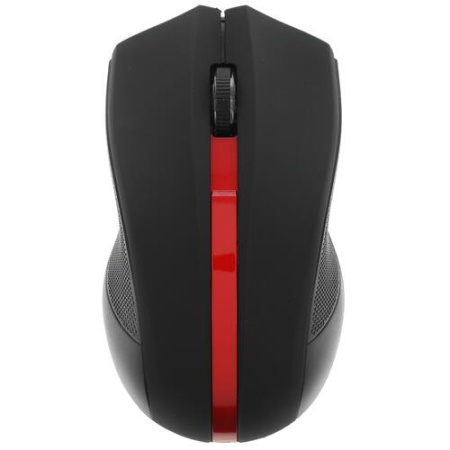 Мышь Oklick 615MW черный/красный оптическая (1000dpi) беспроводная USB (2but) фото