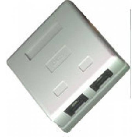 Розетка RJ-45 8P8C двойная для сети 5кат. TWT-SM2-4545-WH фото