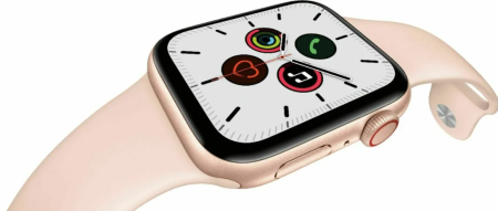 Умные часы Apple Watch SE 44mm Gold/Starlight Sport Band MKQ53 фото