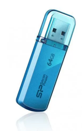 USB флеш-накопитель 64GB Silicon Power Helios 101 зеленый USB 2.0 SP064GBUF2101V1N фото
