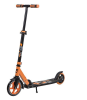 Самокат городской NOVATRACK 180.POLIS.OR9 PRO алюминий, складной, ассиметричная оригинальная платфор фото