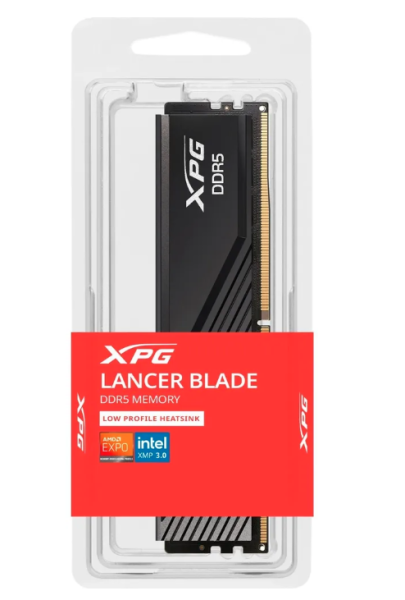 Оперативная память DDR5 16Gb (PC5-44800) 5600MHz ADATA XPG Lancer Blade black  AX5U5600C4616G-SLABBK фото