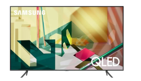 Телевизор QLED SAMSUNG 55" QE55Q70BAUXRU UltraHD/60Hz/DVB-T2/DVB-C/DVB-S2/USB/WiFi/Smart TV  фото