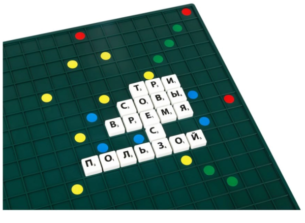 Игра настольная ТРИ СОВЫ "Словодел", 23,5*23,5см, пластиковая коробка фото