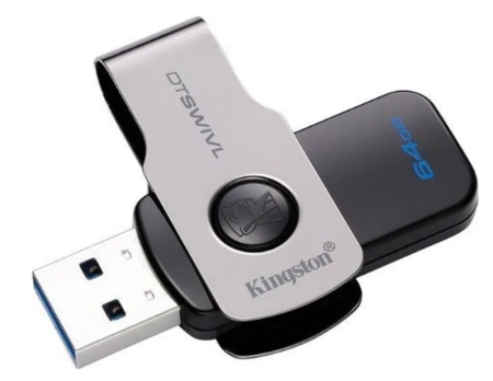 USB флеш-накопитель 64GB Kingston DataTravele Swivl USB 3,0 (DTSWIVL/64GB) фото