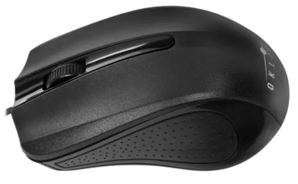 Мышь Oklick 225M черный оптическая (1200dpi) USB  фото