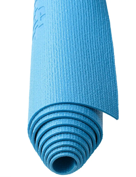 Коврик для йоги STARFIT FM-101 PVC 183x61x0,4 см, синий фото