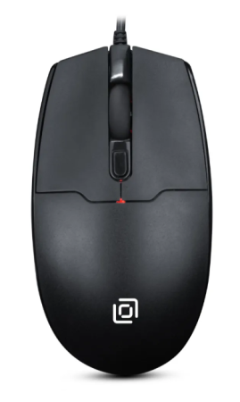 Мышь Oklick 147M черный оптическая (2000dpi) USB фото