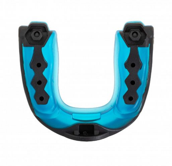 Капа одночелюстная Clinch Pro Triple Layer Mouthguard черно-синяя (размер Junior) фото