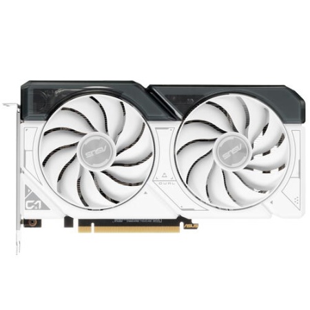 Видеокарта PCI-E 8Gb ASUS NV DUAL-RTX4060-O8G-WHITE RTX4060 128bit GDDR6 2505/17000 HDMIx1 DPx3 HDCP фото