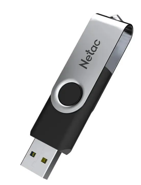 USB флеш-накопитель 64Gb Netac U505 чёрный/серебро USB 3.0 (NT03U505N-064G-32BK) фото