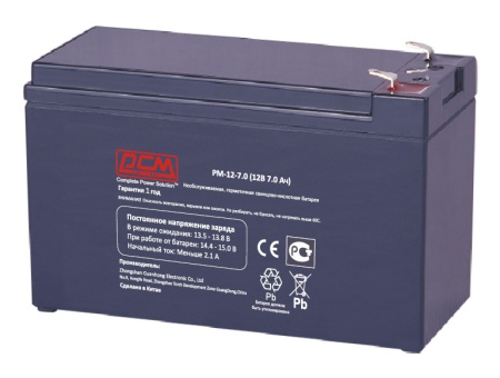 Аккумулятор Powercom PM-12-7.0 12V/7AH  фото