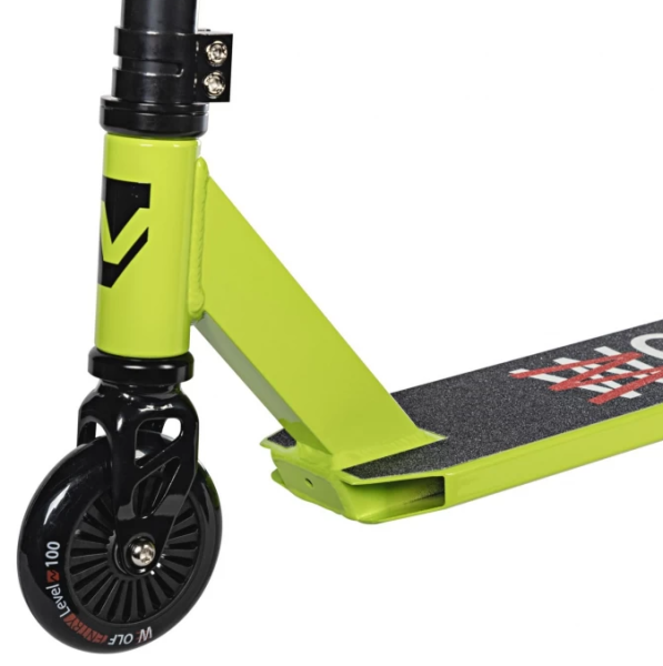 Самокат трюковый NOVATRACK 110P.WOLF.BGN24 Wolf 10, 110 мм, зеленый купить ЦИТ Самокат трюковый NOVATRACK 110P.WOLF.BGN24 Wolf 10, 110 мм, зеленый фото