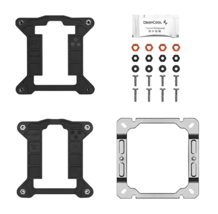 Кулер для процессора Deepcool AG400 Soc-1700/1200/115X/AM5/AM4 4pin 220W фото