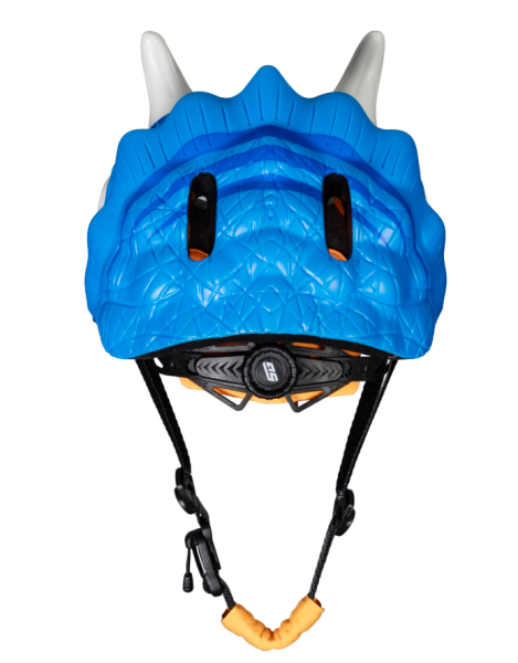 Шлем детский STG Triceraptors, обхват 49-55 см, синий с оранжевым Х126531 фото