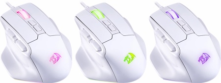 Мышь Redragon Bullseye RGB белый фото