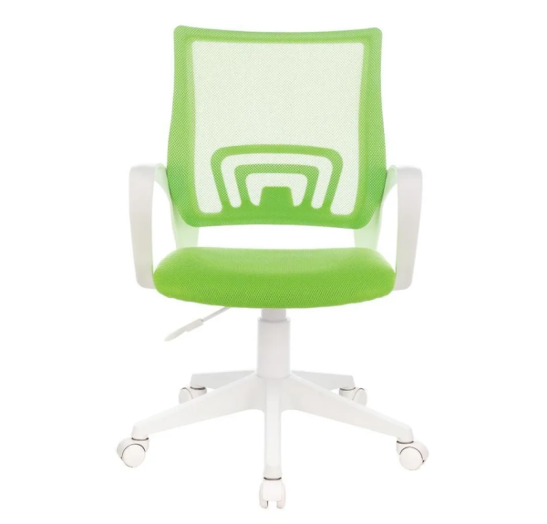Кресло Бюрократ CH-W695NLT салатовый TW-03A TW-18 сетка/ткань крестов. пластик пластик белый CH-W695 фото