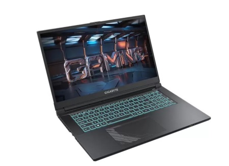 Ноутбук Gigabyte G7 MF-E2KZ213SD Core i5-12500H/16Gb/512Gb SSD/RTX 4050 6Gb/17.3"FHD IPS/noOS/black фото