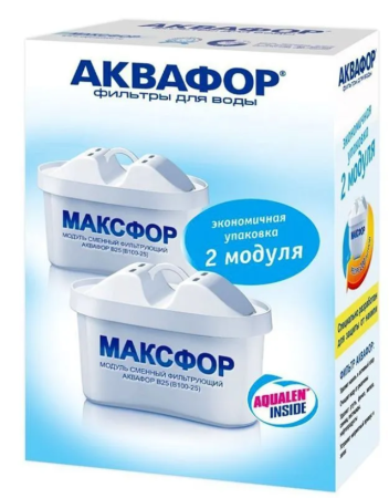 Фильтр АКВАФОР В100-25 максима (для Brita, 2шт.) фото