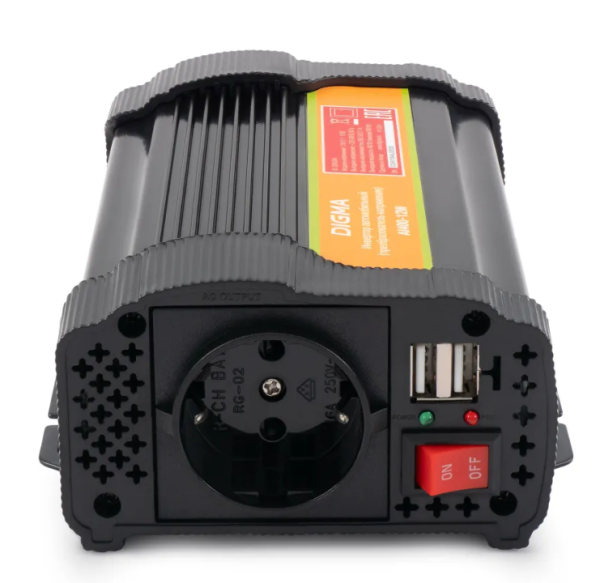 Автоинвертор Digma AI400-12W 400Вт фото