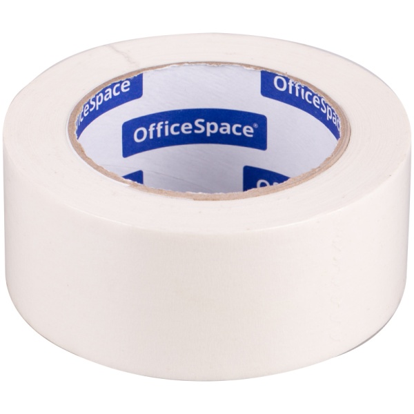 Клейкая лента малярная OfficeSpace, 48мм*50м, ШК фото