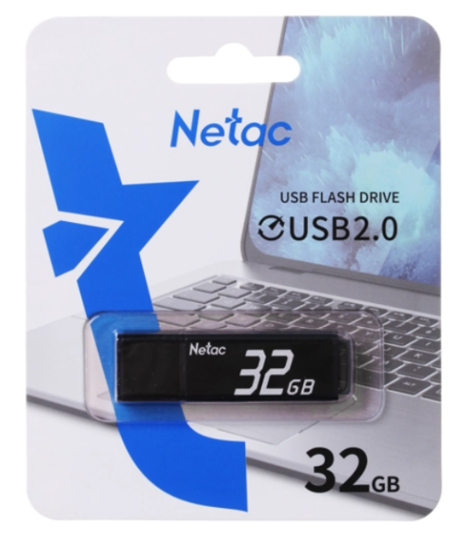 USB флеш-накопитель 32GB Netac U351 черный USB 3.0 NT03U351N-032G-30BK фото