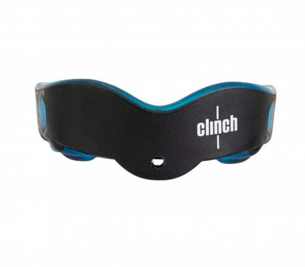 Капа одночелюстная Clinch Pro Triple Layer Mouthguard черно-синяя (размер Junior) фото