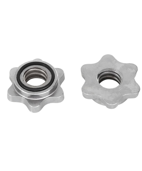 Гриф для штанги EZ STARFIT BB-101 120 см, d=25 мм, металл, с металлическими замками, хром фото