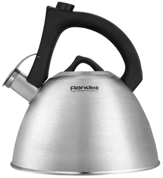 Чайник со свистком RONDELL Mustang RDS-1862 3.3л., нерж. фото
