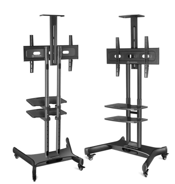 Подставка для телевизора Onkron TS1552 черный 40"-70" макс.60.5кг напольный мобильный фото