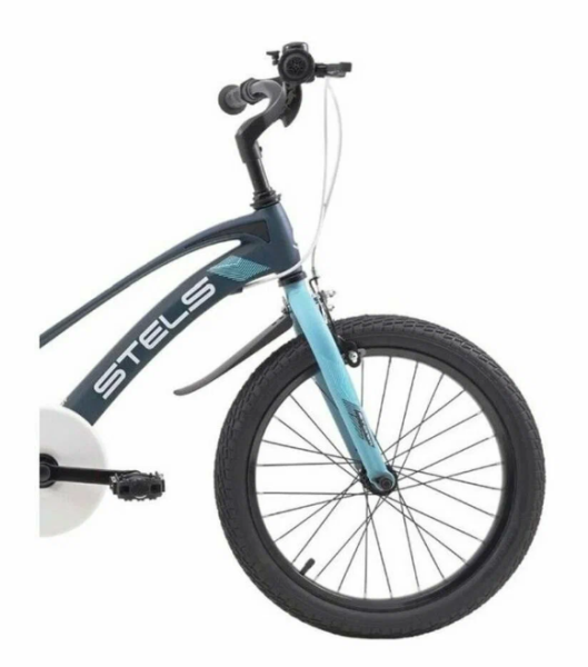 (м) Велосипед детский STELS 18" Storm KR темно-синий/зеленый  фото