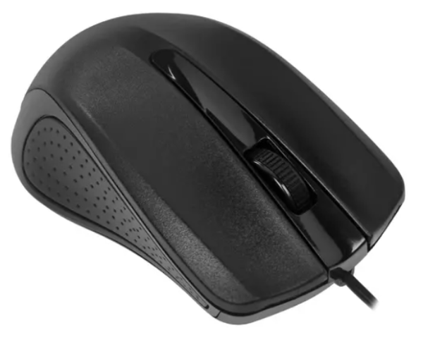 Мышь Oklick 225M черный оптическая (1200dpi) USB  фото