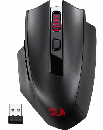 Мышь Redragon Woki черная, беспроводная фото