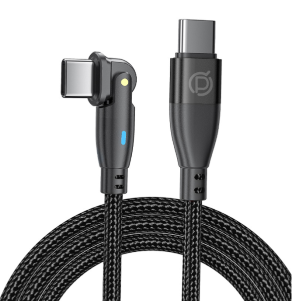 Кабель Type-C to Type-C PERO DC13 ULTIMATE PD 60W 1м черный (PRDC-13CC1M) фото