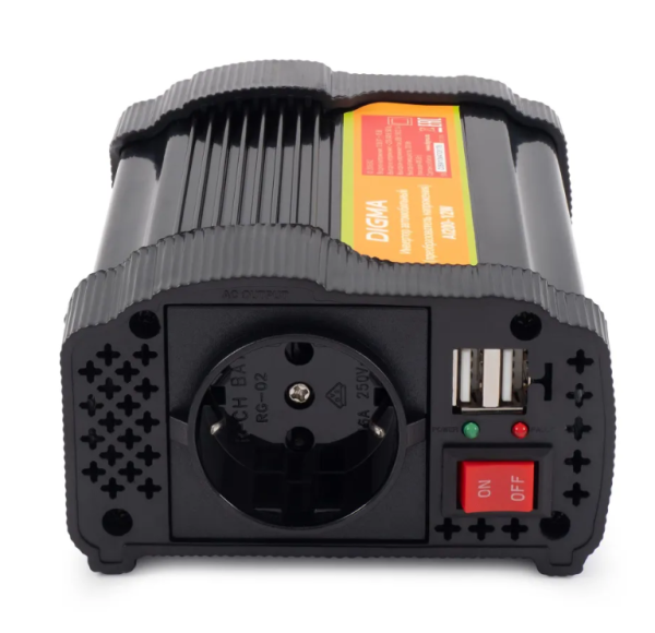 Автоинвертор Digma AI200-12W 200Вт  фото