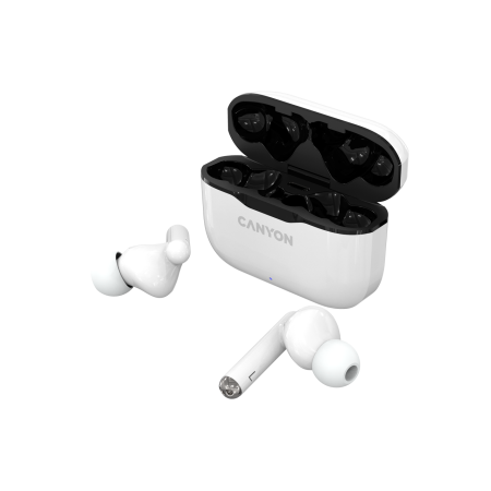 Беспроводные bluetooth наушники Canyon TWS-3 (CNE-CBTHS3W) Белый фото
