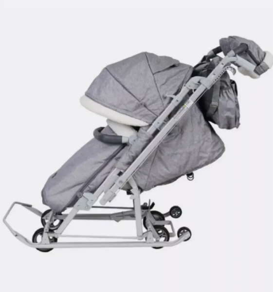 Санки-коляска Ника детям НД7-8К дымчатый НД7-8К/9 фото