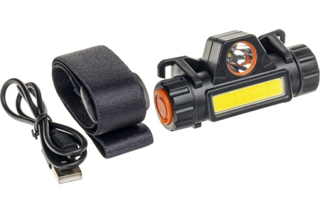 Фонарь налобный RITTER 56206 5, 5Вт+3Вт фото