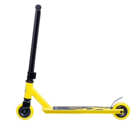 Самокат трюковый XAOS Bonfire Yellow 100 мм фото