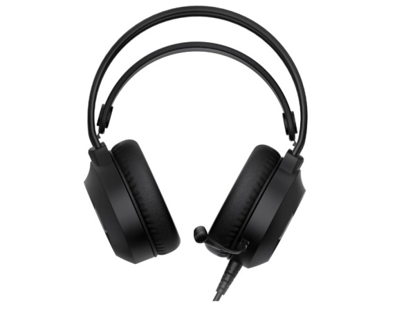 Игровые наушники с микрофоном Оклик HS-L300G черный 2.2м фото